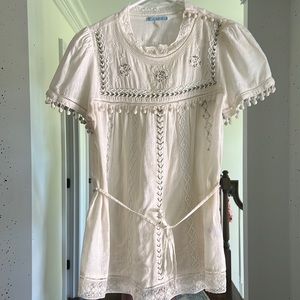 Gorgeous hand beaded Anthropologie top